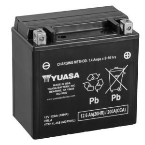 Yuasa YTX14L-BS 12Ah Maintenance Free Käynnistysakku