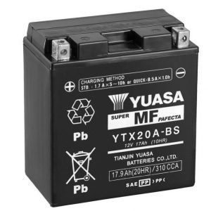 Yuasa YTX20A-BS 17Ah Maintenance Free Käynnistysakku