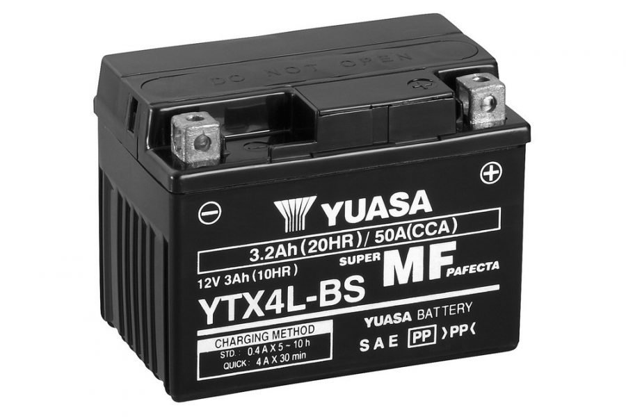 Yuasa YTX4L-BS 3Ah Maintenance Free Käynnistysakku