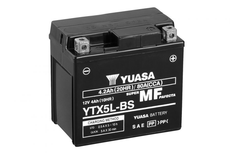 Yuasa YTX5L-BS 4Ah Maintenance Free Käynnistysakku