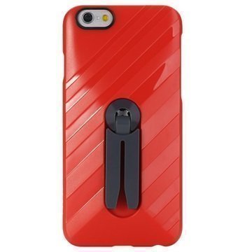 iPhone 6 / 6S Rock Air Vent Mount Kova Kotelo Punainen